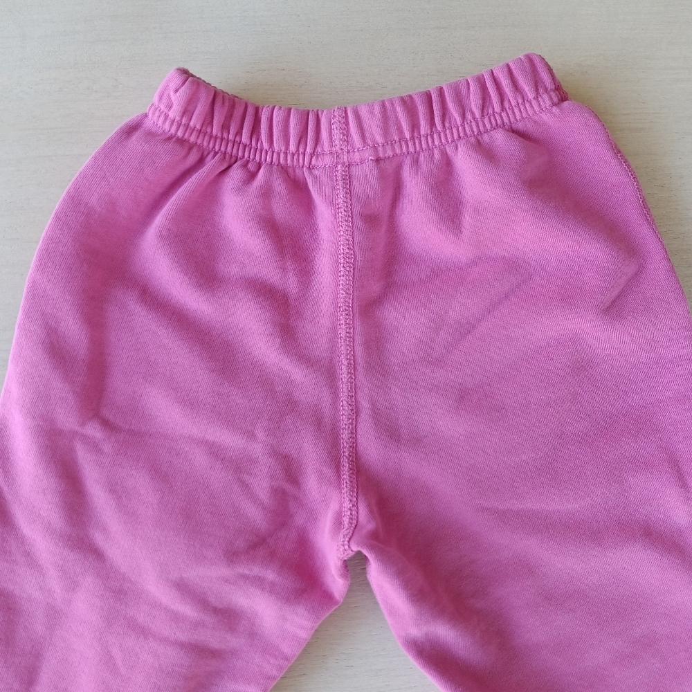 Hanna Andersson Pink French Terry Sweatpants / Size 3 Toddler - Picture 6 of 8